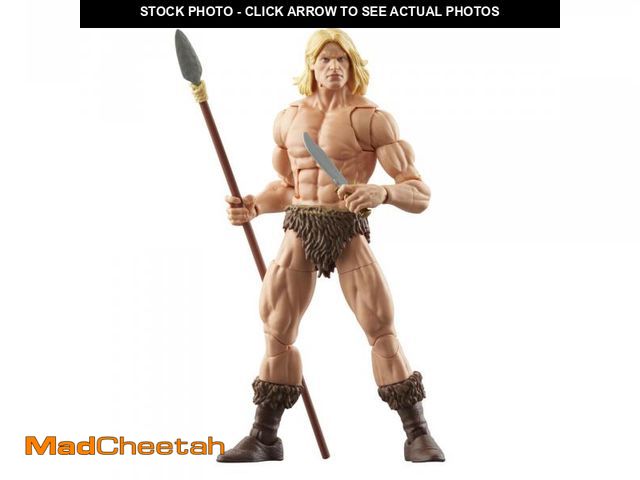 Lot 74-11553299 - Marvel Legends Series Ka-Zar, Comics Collectible 6-Inch Action Figure with Build-A-Figure Part - USE...