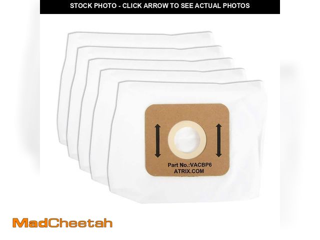 Lot 74-14558728 - Atrix Hepa Filter Replacement Bags 5-Packages - UNUSED