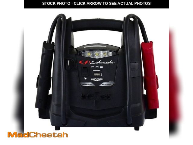 Lot 74-13668049 - *DIRTY* Schumacher Electric 1000-Amp Car Battery Jump Starter and Portable Power Station, Air Compre...