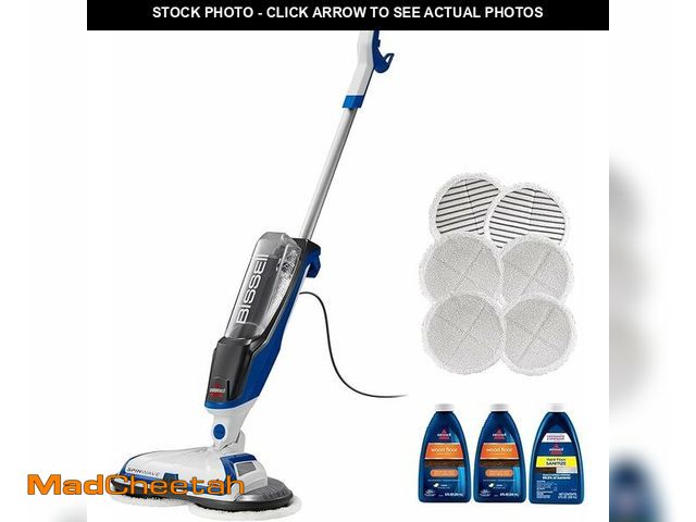 Lot 74-12784402 - BissellÂ® SpinWave Hard Floor Expert Corded Spin Mop Cleaner with Washable mop Pads for Sealed Hard ...