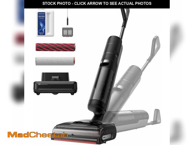 Lot 74-14239751 - DREAME H15 Pro CarpetFlex Cordless Vacuum Mop, Wet Dry Vacuum Cleaner with Dual Brushes for Hard Flo...
