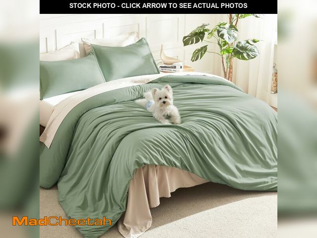 Lot 74-13583303 - Litanika Comforter Set, Lightweight Solid Bedding Comforter Set, Fluffy Down Alternative Bed Set, Sa...