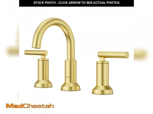 Lot 74-12119505 - Pfister Capistrano Bathroom Sink Faucet, 8-Inch Widespread, 2-Handle, 3-Hole, NSF Certified, Brushed...