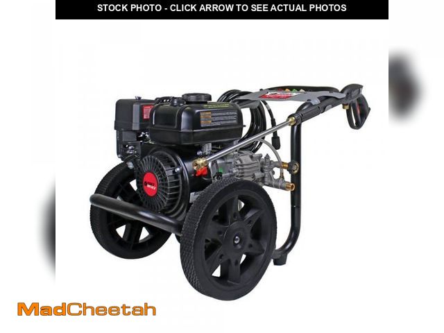 Lot 74-12289107 - Powerwasher 3200 PSI 2.5 GPM Cold Water Gas Pressure Washer with 159cc Engine and Soap Tank - UNUSED