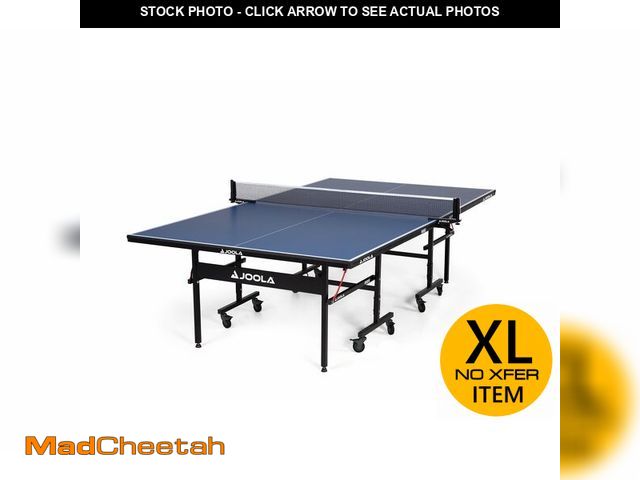 Lot 74-12616005 - JOOLA Inside Professional MDF Indoor Ping Pong Table with Quick Clamp Table Tennis Net and Post Set ...