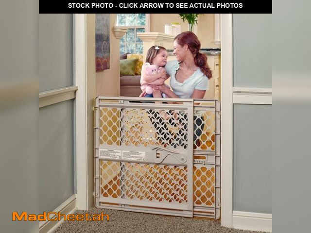 Lot 74-14305921 - Toddleroo by North States - Supergate Ergo Baby Gate: Plastic Baby Gate for Stairs &amp; Doorways - ...