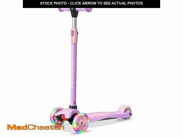 Lot 74-14278981 - Dribbl 3-Wheel Kids Scooter - Lean-to-Steer Technology, Adjustable Height Handlebar, Wide Anti-Slip ...
