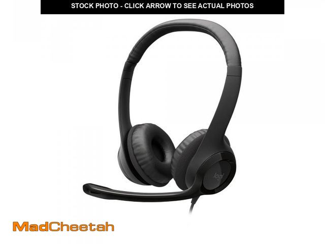 Lot 74-12217935 - Logitech H390 , Wired Headphones with Mic, USB Headset with Microphone for PC, Noise Cancelling Micr...