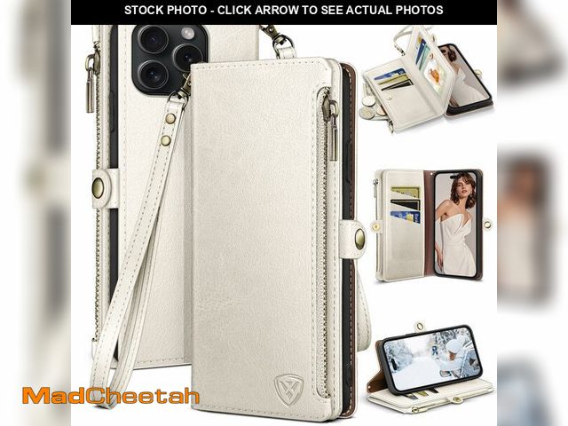 Lot 74-12979952 - XcaseBar for iPhone 14 Pro Max 6.7" Wallet case with Zipper Credit Card HolderÃ£â¬ÂRFID BlockingÃ£...