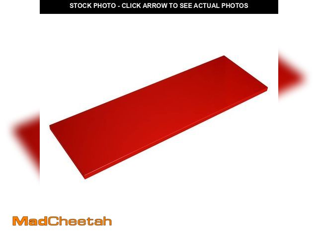 Lot 74-12559215 - Husky 2-Pack Steel Shelf Set in Red for RTA 48 in. Garage Cabinet - UNUSED
