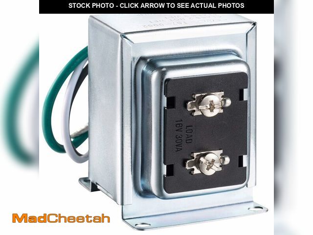 Lot 74-13545720 - Maxdot 1 Pack Doorbell Transformer 16V 30VA Compatible with Ring Wired Video Doorbell, Safe UL Liste...