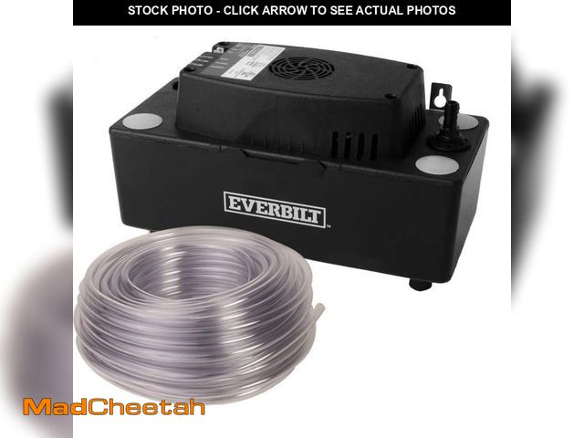 Lot 74-12783576 - Everbilt 120-Volt Condensate Pump w/ Hose - UNUSED