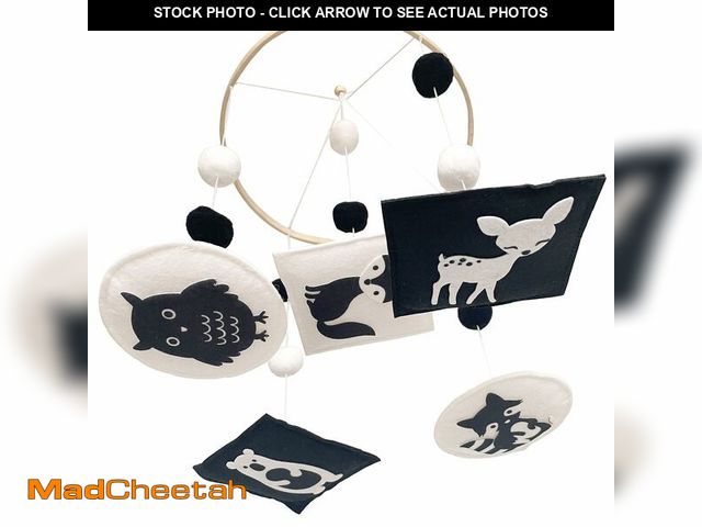 Lot 74-14482392 - Vlokup Montessori Mobile, Black and White Mobile for Baby, Woodland Baby Crib Mobile for Boys Girls,...