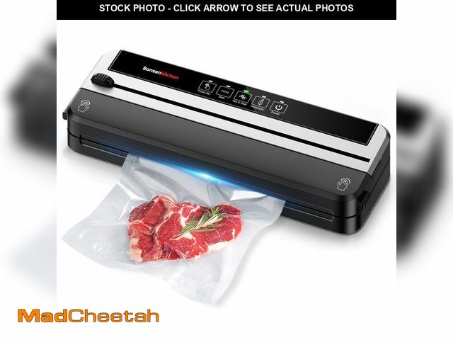 Lot 74-12451488 - Bonsenkitchen Food Vacuum Sealer, Multi-functional &amp; Compact Vacuum Sealer Machine with 10 Vacuu...