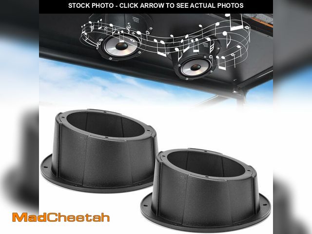 Lot 74-13062976 - KEMIMOTO 2PCS Angled Speaker Enclosures Boxes Pods, Universal for 6.5" Speakers Compatible with UTVs...