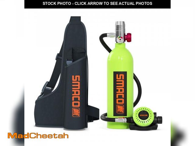 Lot 74-11984022 - SMACO Mini Scuba Tank 1L Small Diving Tank up to 20 Minutes Dive Time Portable Lung Air Tank Diving ...