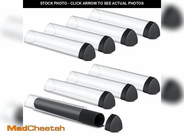 Lot 74-13715812 - Hsei 8 Pcs Gaming Prism Playmat Tube 15 Inch Play Mat Poster Holder Tube Easy in and Out Playmat Cas...