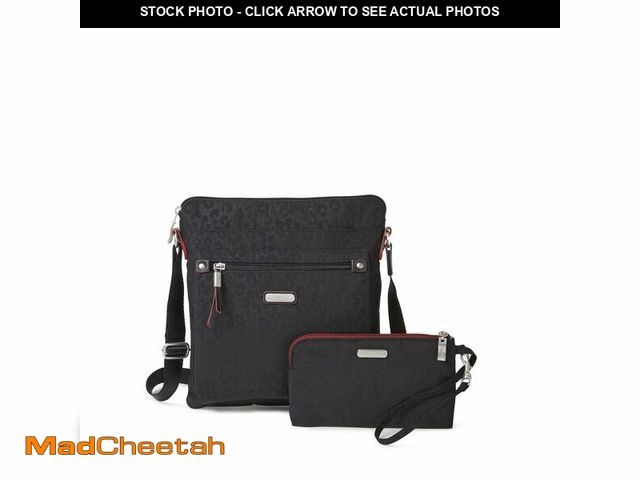 Lot 74-14473362 - Baggallini Go Bagg with RFID Wristlet - Lightweight 10.75"x10" Travel Purse Crossbody Bag for Women ...
