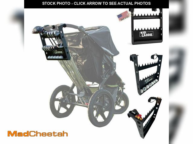 Lot 74-14298756 - Kid Caddie - Golf Stroller Attachment - Easy Setup, Universal Fit, Golf Club Holder for Strollers, I...