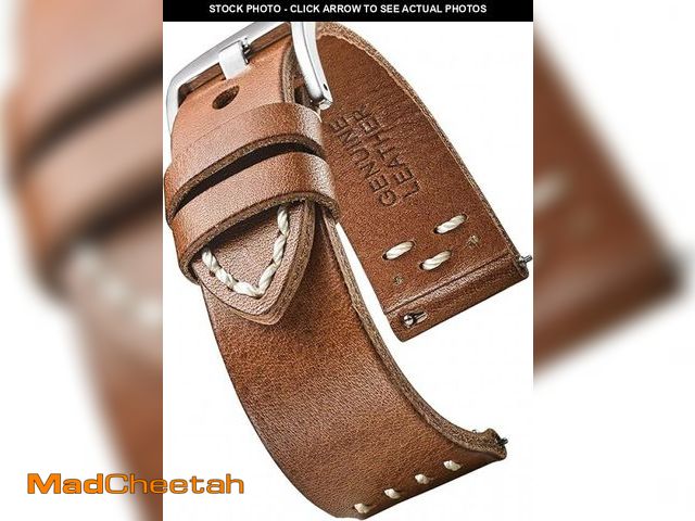 Lot 74-12129355 - STUNNING SELECTION ALPINE Hand made, hand stitched vintage leather watch strap with quick release sp...