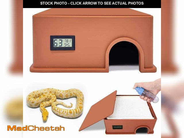 Lot 74-14212983 - Reptile Hide Snake Hide,with a Humidification Groove Equipped with a Temperature and Humidity Sensor...