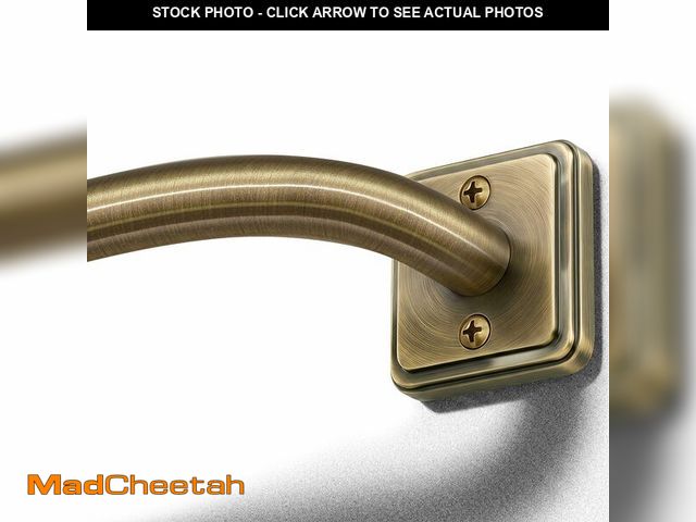Lot 74-14478078 - Lootkell Antique Bronze Wrap Around Curtain Rods for Windows 66-120 Inch, Adjustable Length Blackout...