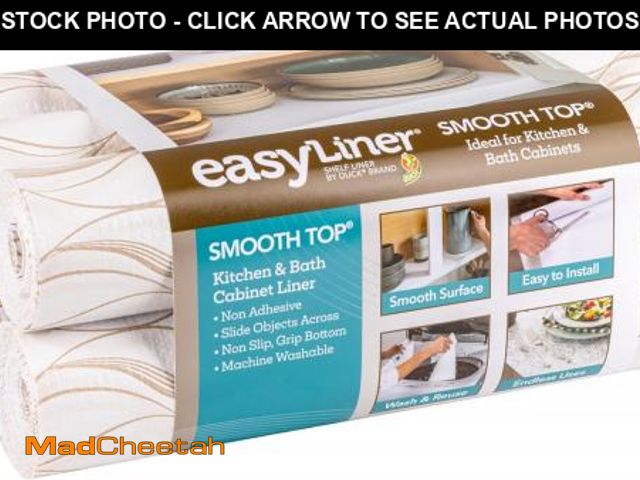 Lot 74-12510494 - Smooth Top EasyLiner for Cabinets &amp; Drawers - Easy to Install &amp; Cut to Fit - Shelf Paper &am...