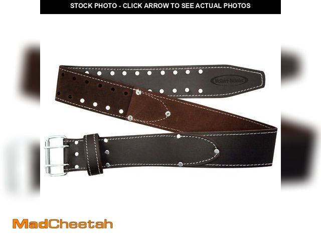 Lot 74-14559070 - McGuire-Nicholas 2.5 in. Oil Tanned Leather Work Belt - UNUSED