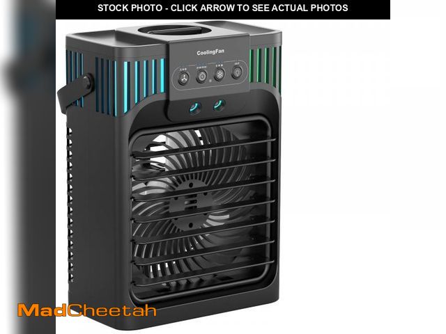 Lot 74-12051596 - Portable Air Conditioners,4-in-1 Evaporative Air Cooler with 3 Speeds, 3 Modes &amp; 7 LED Light Coo...