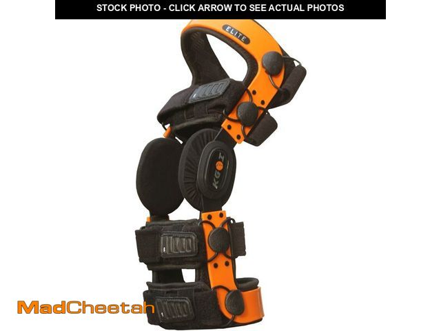 Lot 74-13580196 - KGOI ELITE Knee Support Brace, Flexible, Adjustable with Stainless-Steel Gear Hinges for Ligament, S...