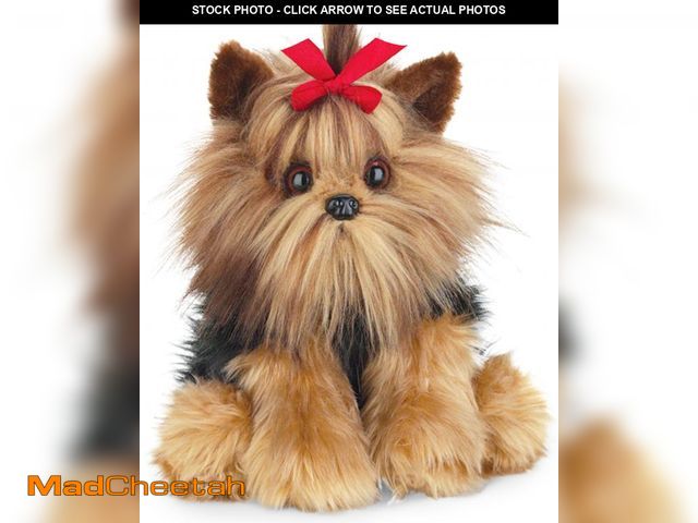 Lot 74-11547050 - Bearington Collection Chewie The Yorkie Stuffed Dog, 13 Inch Realistic Stuffed Animal - USED