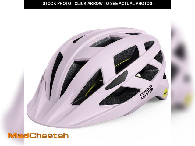 Lot 74-11855362 - OutdoorMaster MIPS Adult Recreational Cycling Helmet - Misty Sakura,M - UNUSED