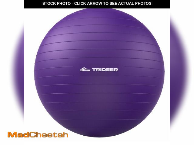Lot 74-13549476 - Trideer Exercise Ball for Yoga, Pilates &amp; Fitness Ã¢â¬â Stability Ball Equipment for Home Gym...