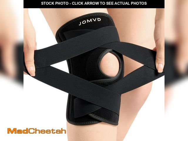 Lot 74-14477279 - JOMVD Knee Brace for Knee Pain, Meniscus Tear, Adjustable Knee Support with Side Spring Stabilizers ...