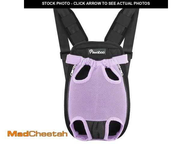 Lot 74-13547050 - Pawaboo Pet Carrier Backpack, Adjustable Pet Front Cat Dog Carrier Backpack Travel Bag, Legs Out, Ea...