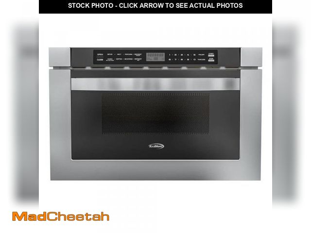 Lot 74-12145795 - Koolmore 24 in. W 1.2 cu. ft. 1000-Watt Wall Mounted with Flat Bottom Microwave Drawer in Stainless ...