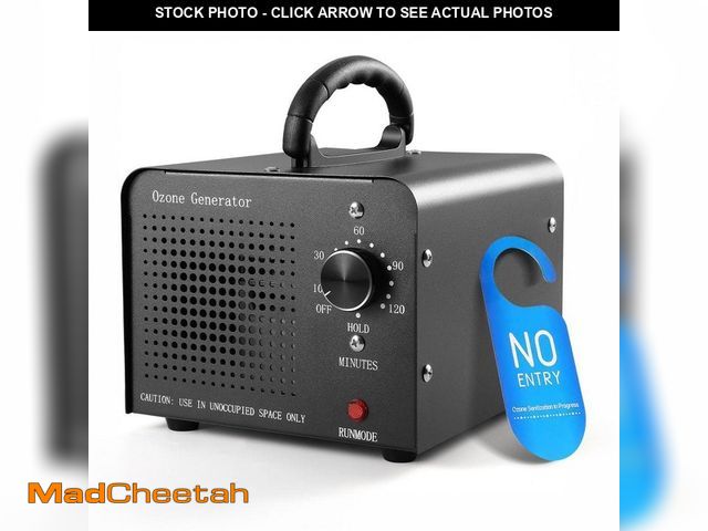 Lot 74-12592006 - Edendirect 4000 sq. ft. HEPA-Type Ozone Generator in Black, 30000 mg/H High Capacity Commercial Home...