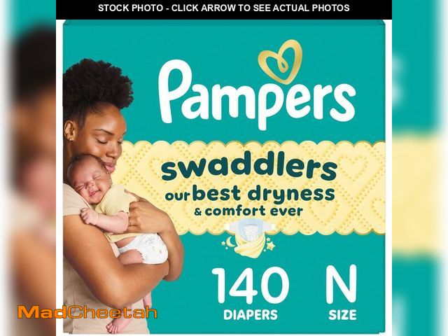 Lot 74-13710294 - Swaddlers Diapers, Size 0 (up to 10 lbs), 140 Count, Absorbent, Keeps Baby Dry and Comfortable, Skin...