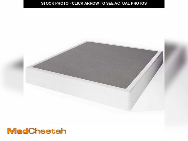 Lot 74-13816375 - ULIESC 9 inch Queen Metal Box Spring, Sturdy Mattress Foundation, Fabric Cover Included, Easy Assemb...