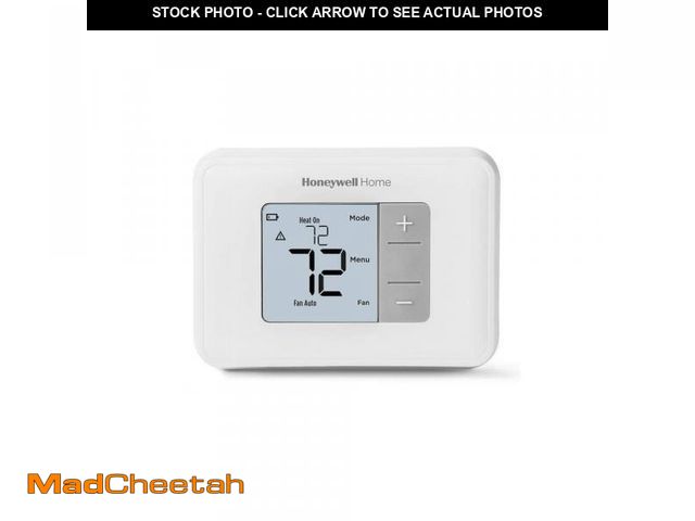 Lot 74-12086336 - Honeywell Home Horizontal Non-Programmable Thermostat with Digital Backlit Display - UNUSED