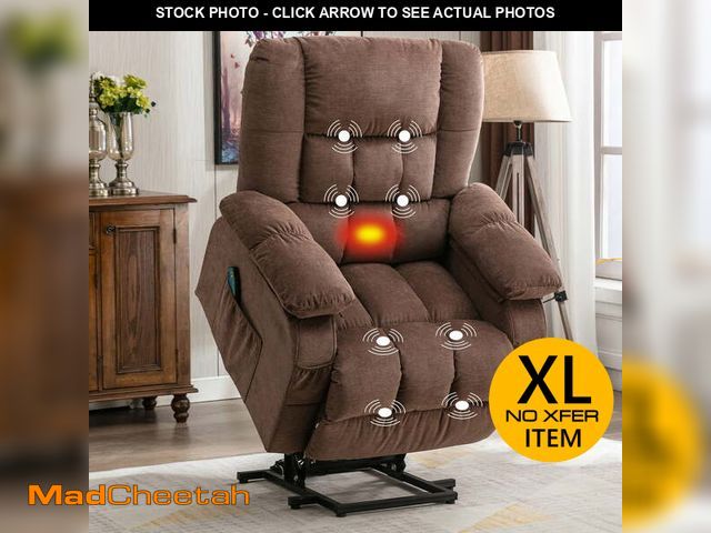 Lot 74-13148313 - JONPONY Power Lift Recliner Chair Recliners for Elderly with Heat and Massage Recliner Chair for Liv...