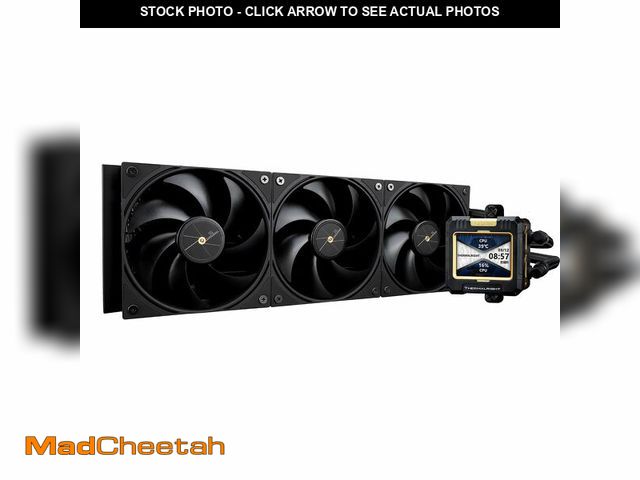 Lot 74-12717825 - Thermalright FW360 Black CPU Water Cooler with 3 PWM Fans with 2000RPM,IPS LCD Screen with 320*240 R...