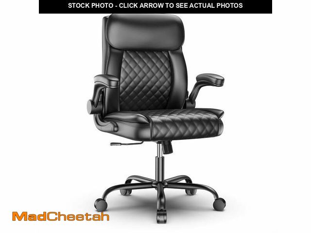 Lot 74-12800005 - Seenda Big and Tall Office Chair 330lbs, Heavy Duty Executive Desk Chair with Extra Wide Seat, High ...