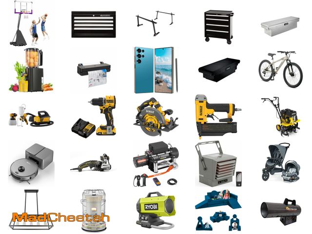 MadCheetah Sturgis - Overstock, Returns - Baby, Home, Tools & Home Improvement, Furniture, Health & Beauty, Electronics, Kitchen, Computers, Toys, Sports and More! - April 9, 2026