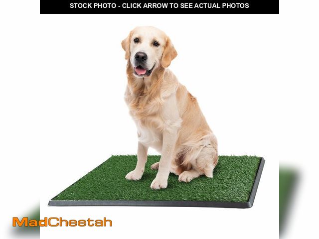 Lot 74-13800634 - PETMAKER Artificial Grass Puppy Pee Pad for Dogs and Small Pets with Tray - 20x30 inches Washable 3-...