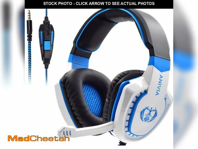 Lot 74-14064954 - Stereo Gaming Headset for PC, Surround Sound Noise Isolation Wired Over Ear Headphones with Mic, Dee...