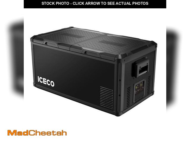 Lot 74-14193136 - ICECO VL90ProD 3.17 cu. ft. Manual Defrost Dual Zone Portable Freezer in Black - UNUSED