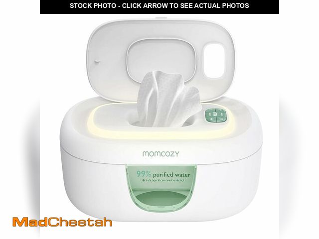 Lot 74-13952476 - Momcozy Baby Wipe Warmer, Innovative Spring Design, Large Capacity Wipes Dispenser, Fast and Even He...