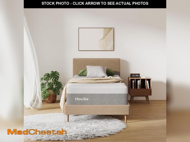 Lot 74-14582005 - Novilla Bliss Twin Mattress, 10 Inch Gel Memory Foam Twin Mattress in a Box - UNUSED