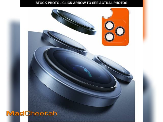 Lot 74-12706616 - TORRAS 3-Year Ultimate Durability for iPhone 17 Pro Max/17 Pro Camera Lens Protector-1:1 Invisible F...